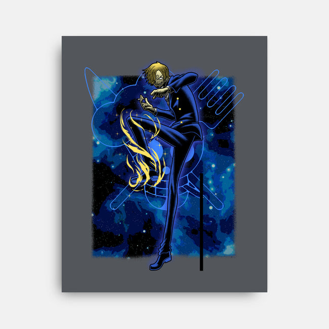 Black Leg Shadow Nebula-None-Stretched-Canvas-Astrobot Invention