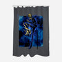 Black Leg Shadow Nebula-None-Polyester-Shower Curtain-Astrobot Invention