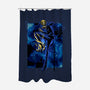 Black Leg Shadow Nebula-None-Polyester-Shower Curtain-Astrobot Invention