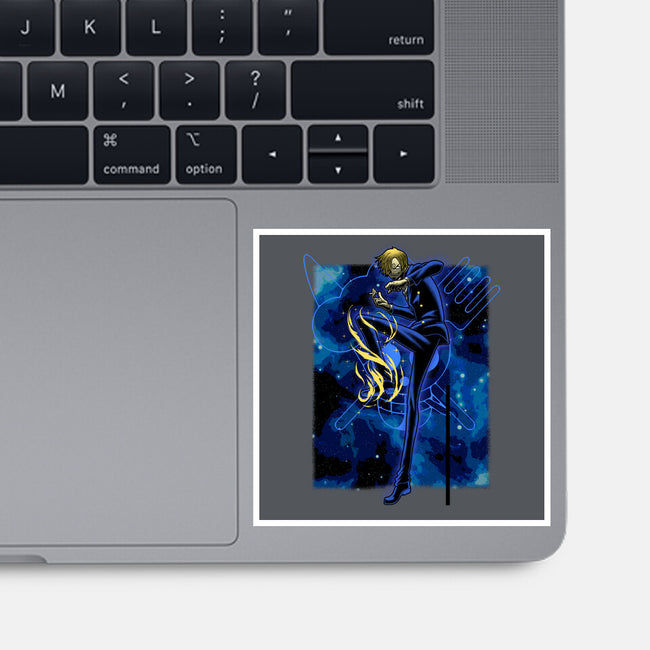 Black Leg Shadow Nebula-None-Glossy-Sticker-Astrobot Invention