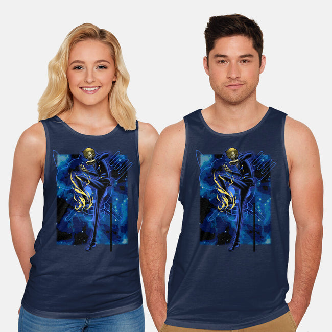 Black Leg Shadow Nebula-Unisex-Basic-Tank-Astrobot Invention