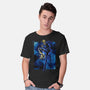 Black Leg Shadow Nebula-Mens-Basic-Tee-Astrobot Invention