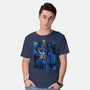 Black Leg Shadow Nebula-Mens-Basic-Tee-Astrobot Invention