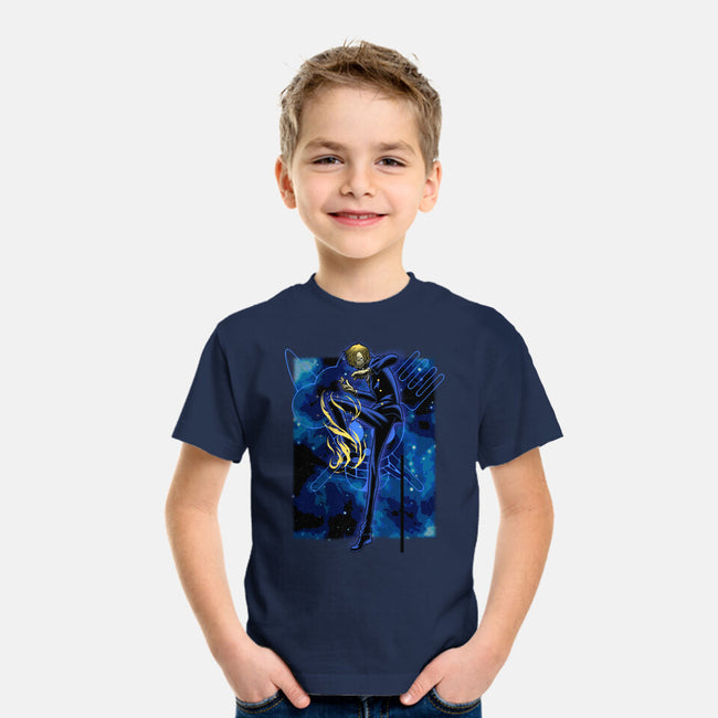 Black Leg Shadow Nebula-Youth-Basic-Tee-Astrobot Invention