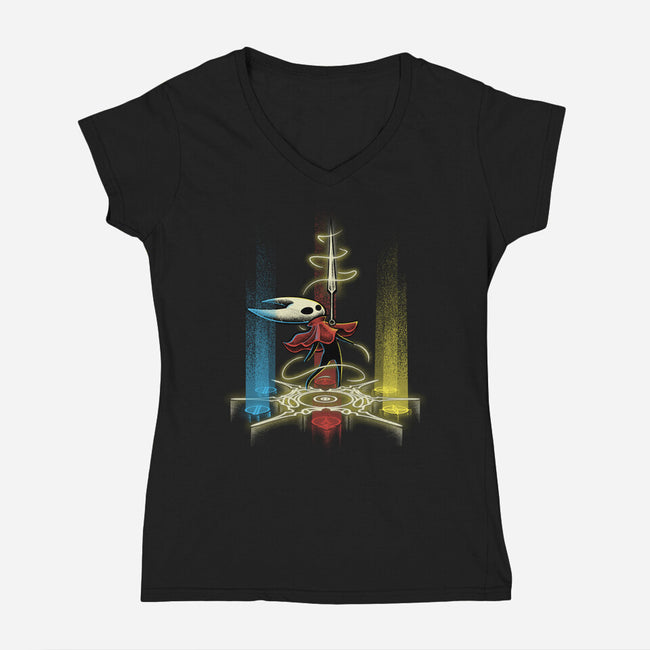 Silksong Reaper-Womens-V-Neck-Tee-Betmac