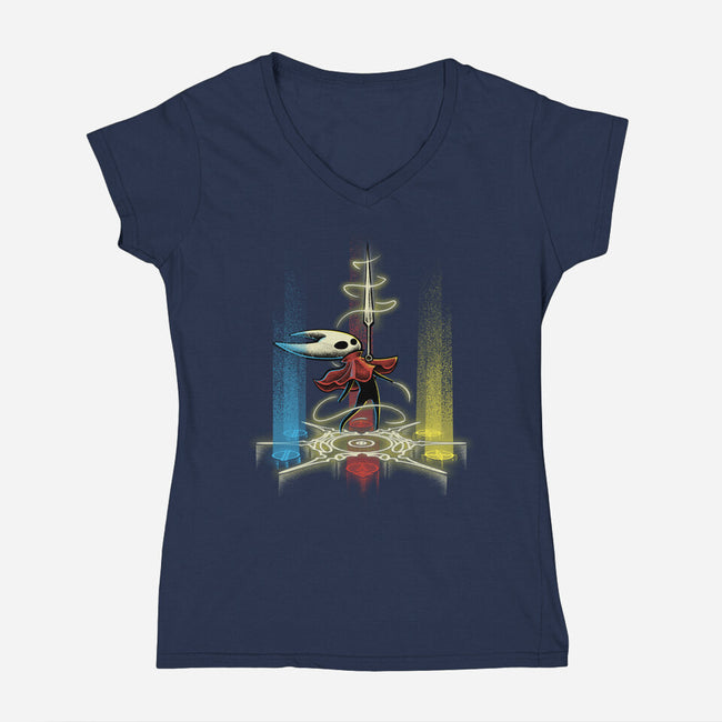 Silksong Reaper-Womens-V-Neck-Tee-Betmac