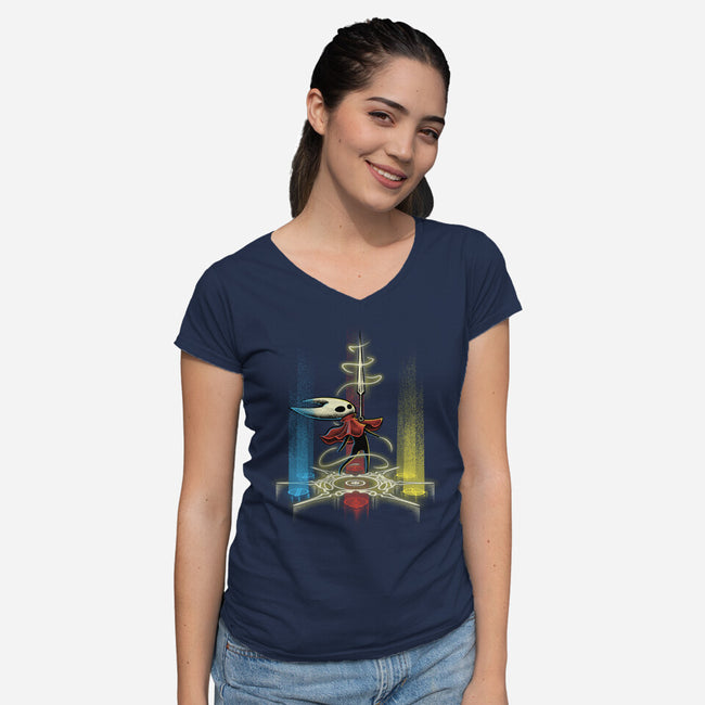 Silksong Reaper-Womens-V-Neck-Tee-Betmac