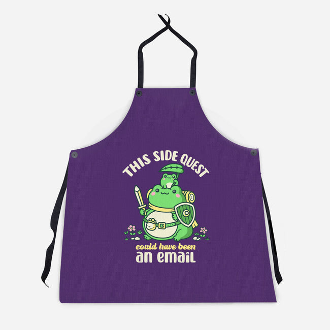 Side Quest Club-Unisex-Kitchen-Apron-rocketman_art