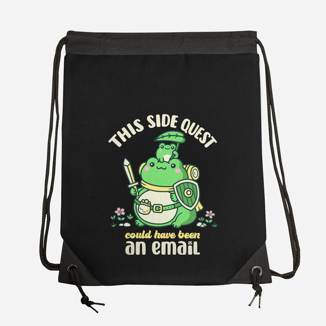 Side Quest Club-None-Drawstring-Bag-rocketman_art