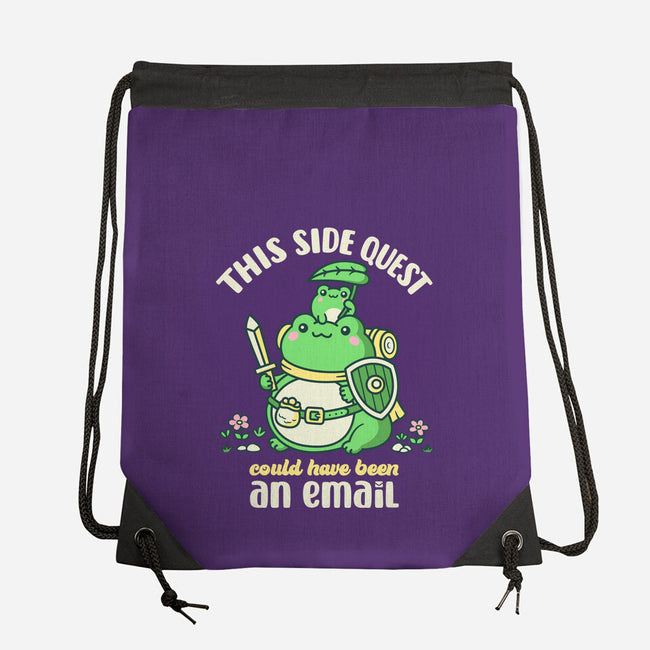 Side Quest Club-None-Drawstring-Bag-rocketman_art