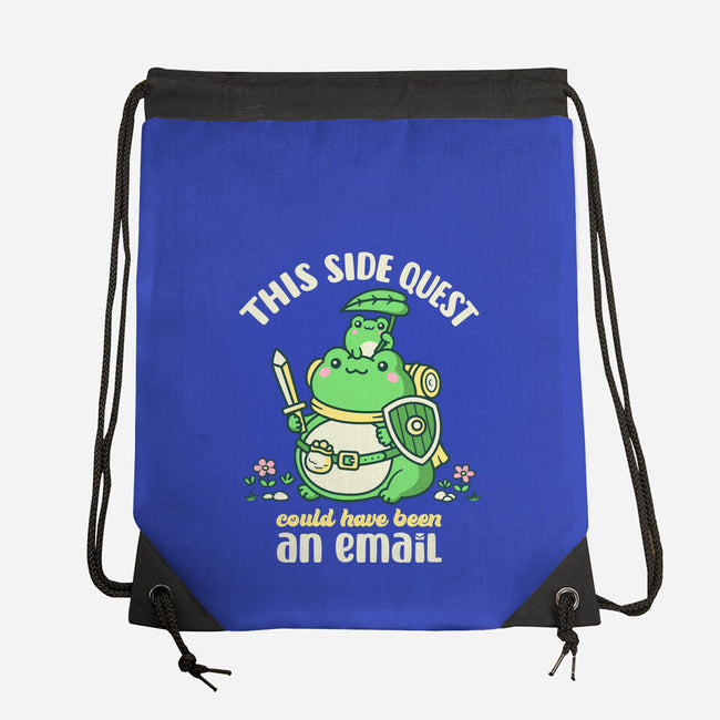 Side Quest Club-None-Drawstring-Bag-rocketman_art