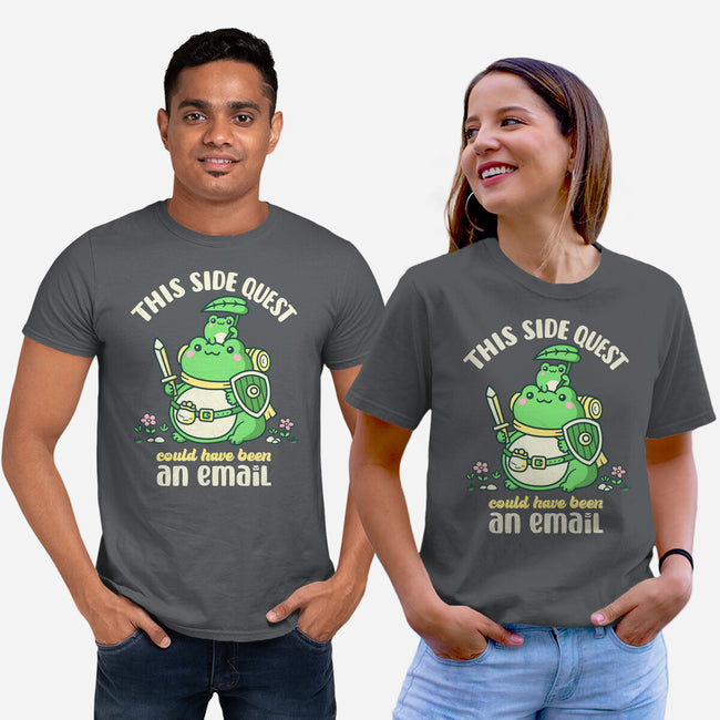 Side Quest Club-Unisex-Basic-Tee-rocketman_art