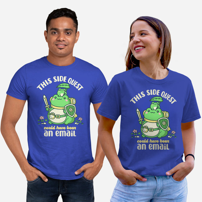 Side Quest Club-Unisex-Basic-Tee-rocketman_art