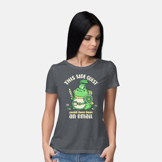 Side Quest Club-Womens-Basic-Tee-rocketman_art