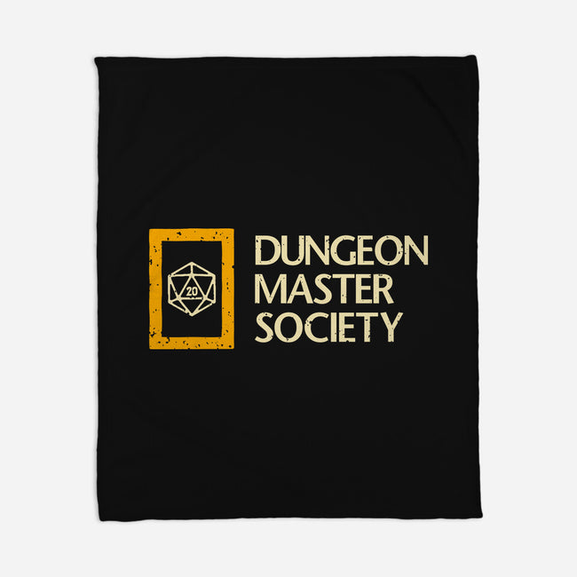 Dungeon Master Society-None-Fleece-Blanket-retrodivision