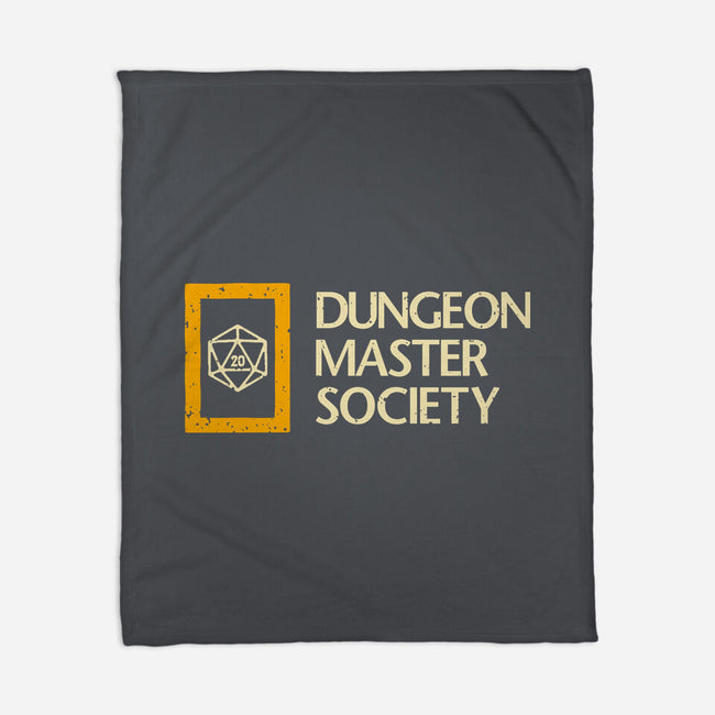Dungeon Master Society-None-Fleece-Blanket-retrodivision