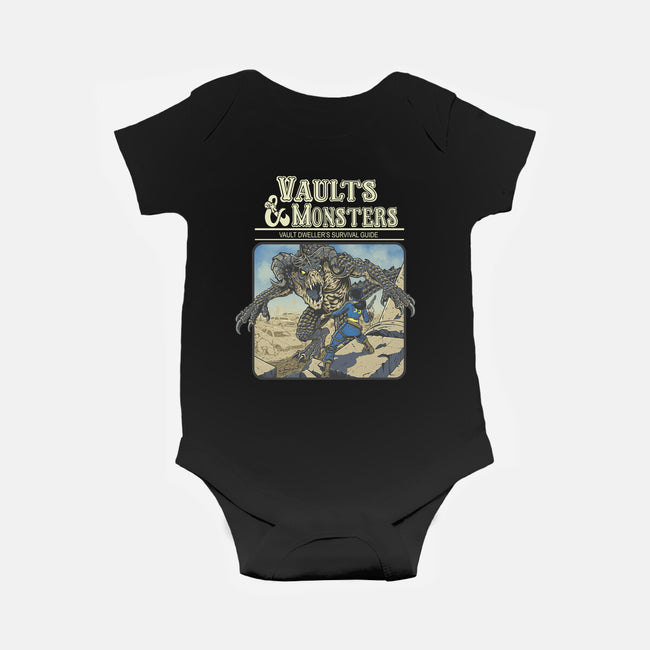 Vaults And Monsters-Baby-Basic-Onesie-Betmac