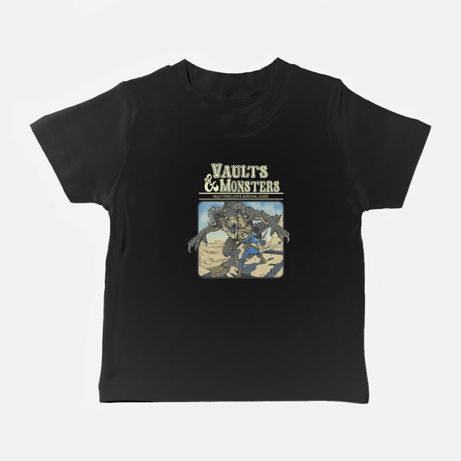 Vaults And Monsters-Baby-Basic-Tee-Betmac