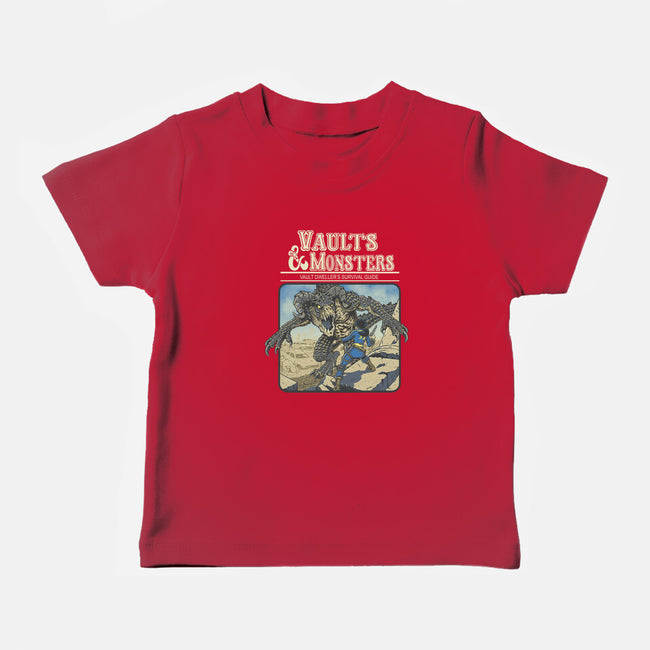 Vaults And Monsters-Baby-Basic-Tee-Betmac