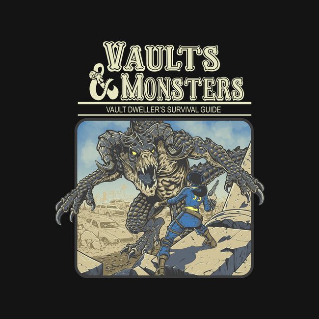 Vaults And Monsters-Womens-Fitted-Tee-Betmac