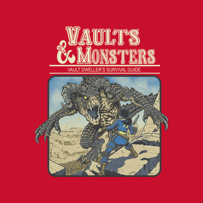 Vaults And Monsters-Mens-Heavyweight-Tee-Betmac