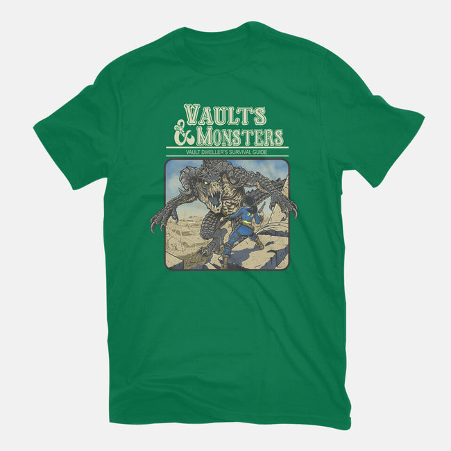 Vaults And Monsters-Womens-Fitted-Tee-Betmac