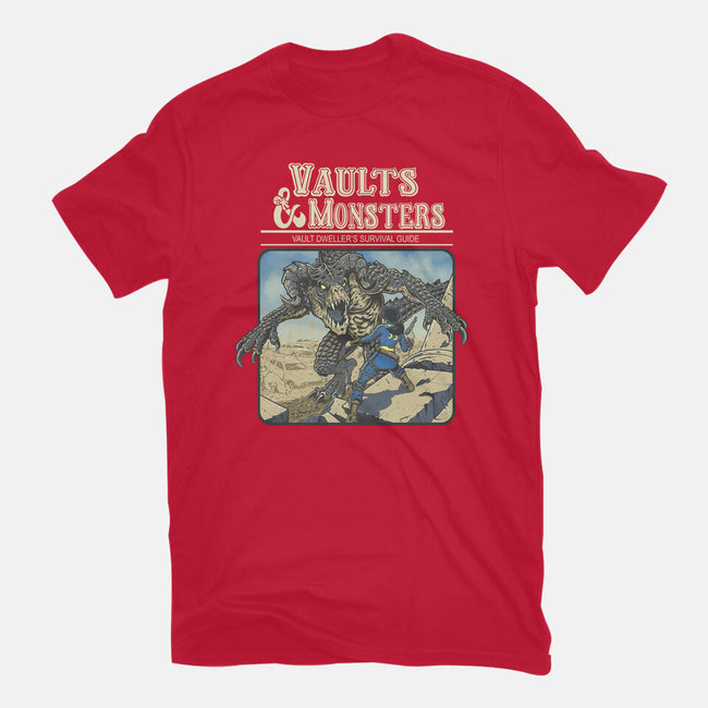 Vaults And Monsters-Mens-Heavyweight-Tee-Betmac