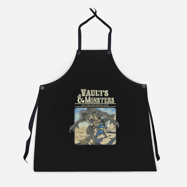 Vaults And Monsters-Unisex-Kitchen-Apron-Betmac
