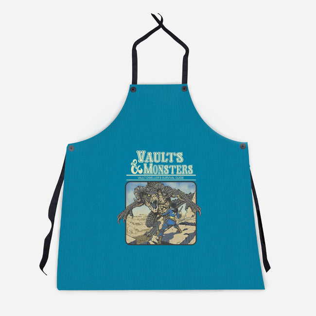 Vaults And Monsters-Unisex-Kitchen-Apron-Betmac