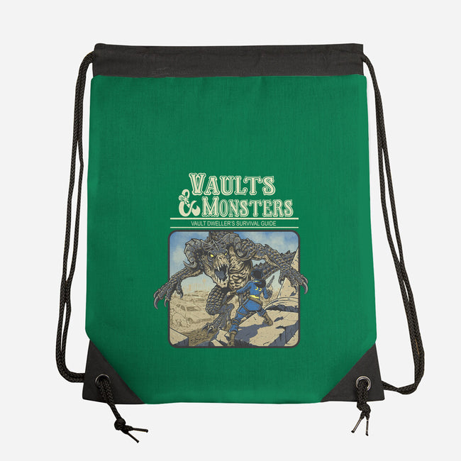 Vaults And Monsters-None-Drawstring-Bag-Betmac