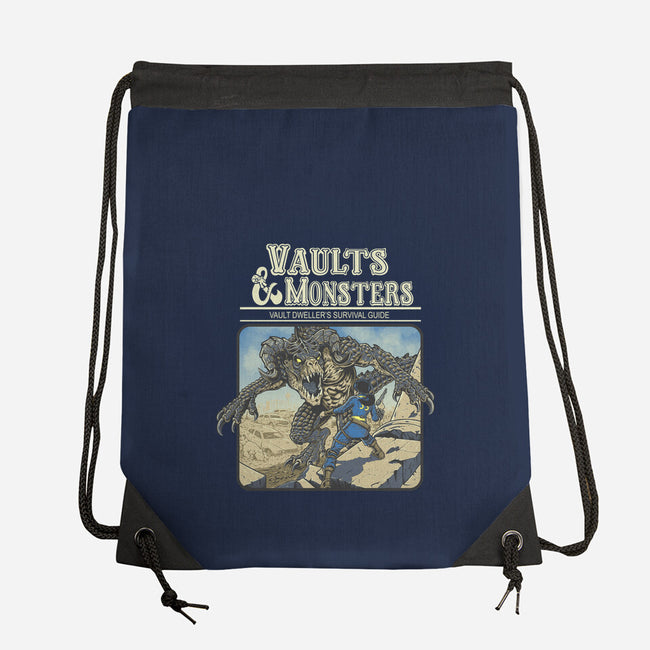 Vaults And Monsters-None-Drawstring-Bag-Betmac