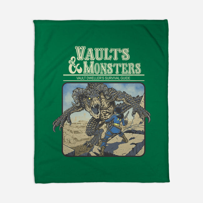 Vaults And Monsters-None-Fleece-Blanket-Betmac