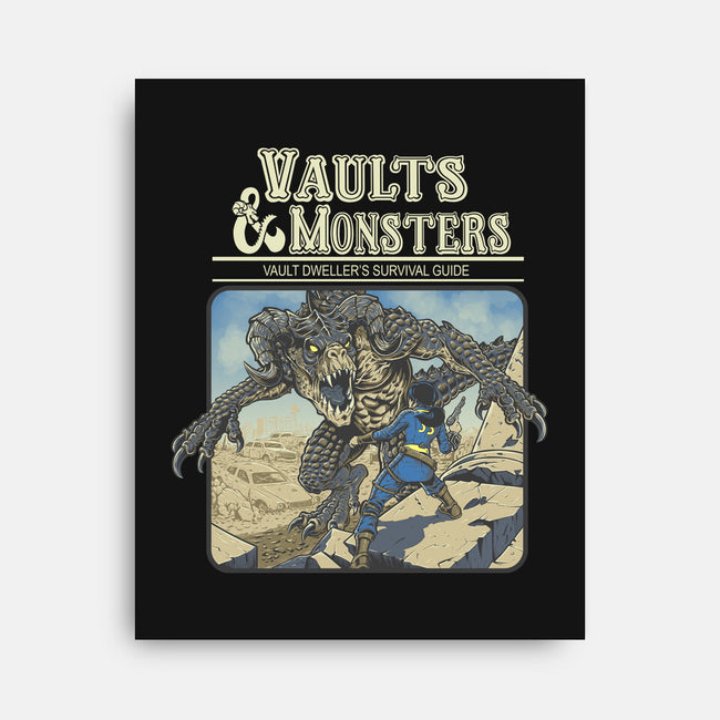 Vaults And Monsters-None-Stretched-Canvas-Betmac