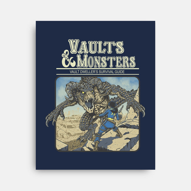 Vaults And Monsters-None-Stretched-Canvas-Betmac