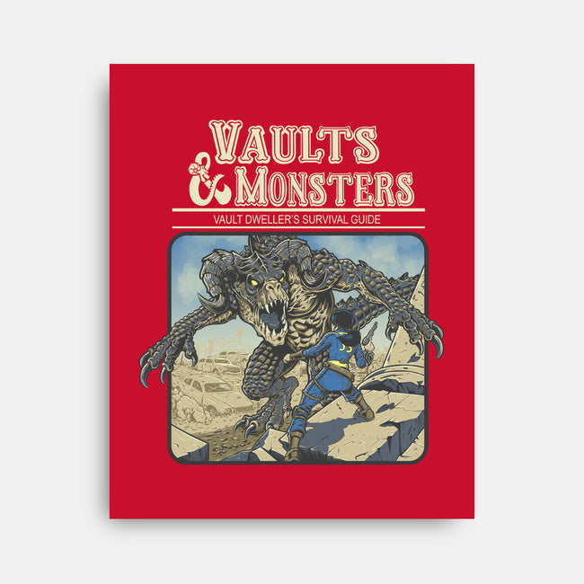 Vaults And Monsters-None-Stretched-Canvas-Betmac