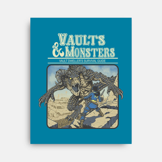 Vaults And Monsters-None-Stretched-Canvas-Betmac