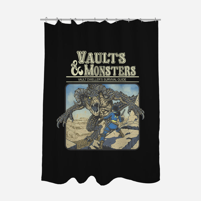 Vaults And Monsters-None-Polyester-Shower Curtain-Betmac