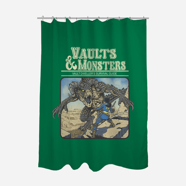 Vaults And Monsters-None-Polyester-Shower Curtain-Betmac