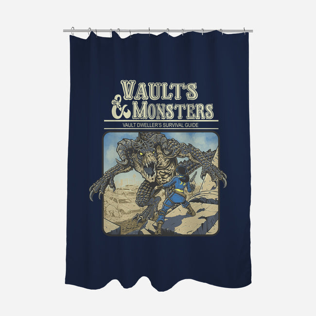 Vaults And Monsters-None-Polyester-Shower Curtain-Betmac