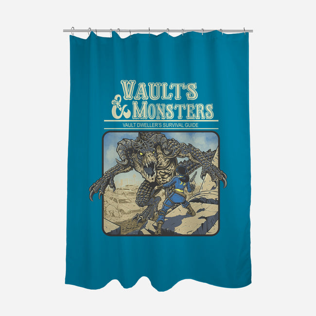 Vaults And Monsters-None-Polyester-Shower Curtain-Betmac