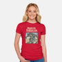 Vaults And Monsters-Womens-Fitted-Tee-Betmac