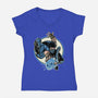 BI Han 300-Womens-V-Neck-Tee-Betmac