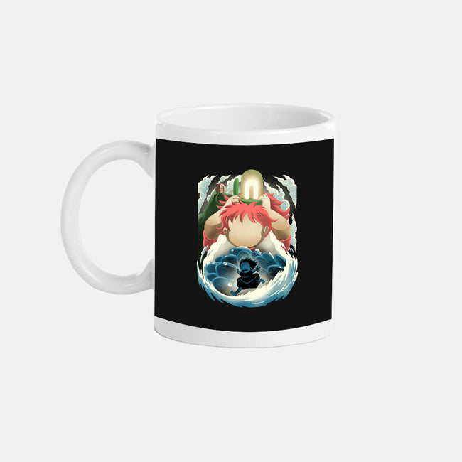 Little Fish Girl-None-Mug-Drinkware-rmatix