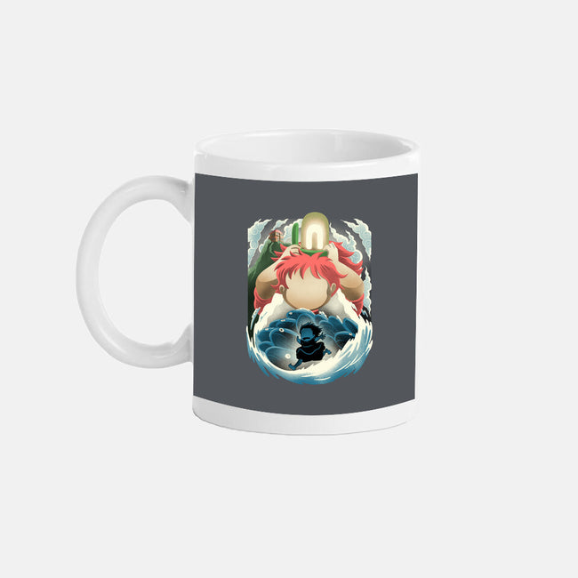Little Fish Girl-None-Mug-Drinkware-rmatix