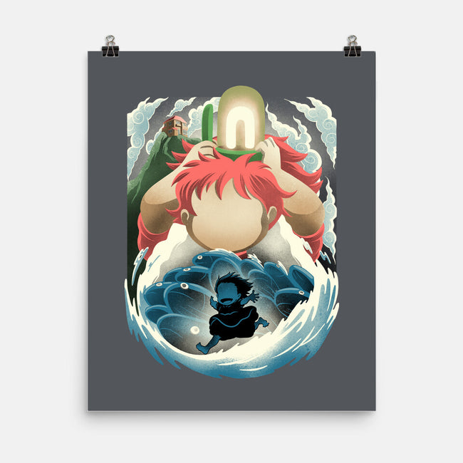 Little Fish Girl-None-Matte-Poster-rmatix