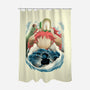 Little Fish Girl-None-Polyester-Shower Curtain-rmatix
