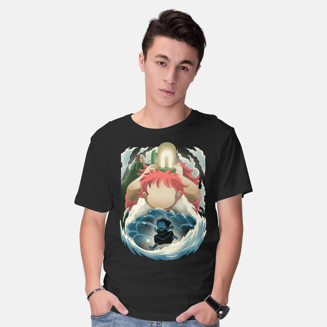 Little Fish Girl-Mens-Basic-Tee-rmatix