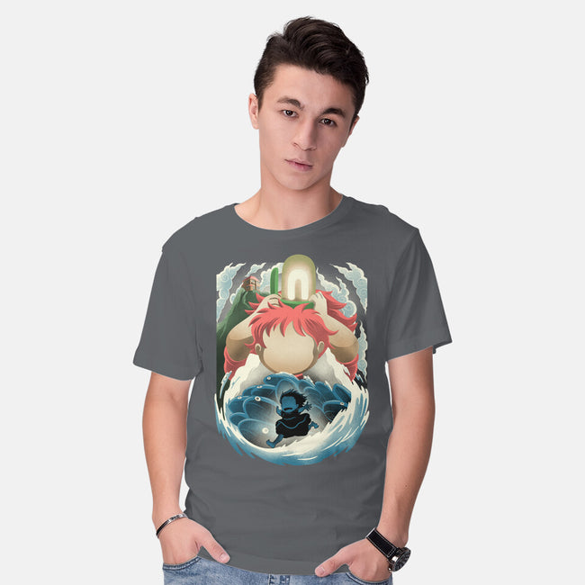 Little Fish Girl-Mens-Basic-Tee-rmatix