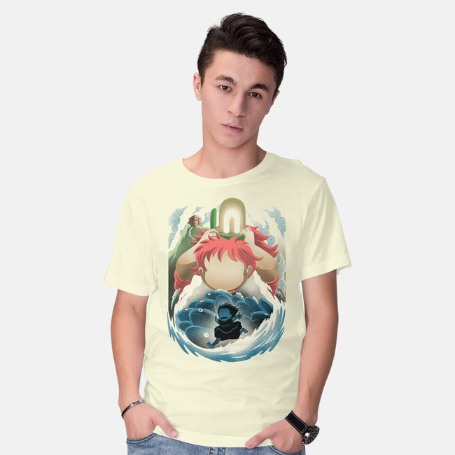 Little Fish Girl-Mens-Basic-Tee-rmatix