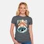 Little Fish Girl-Womens-Fitted-Tee-rmatix
